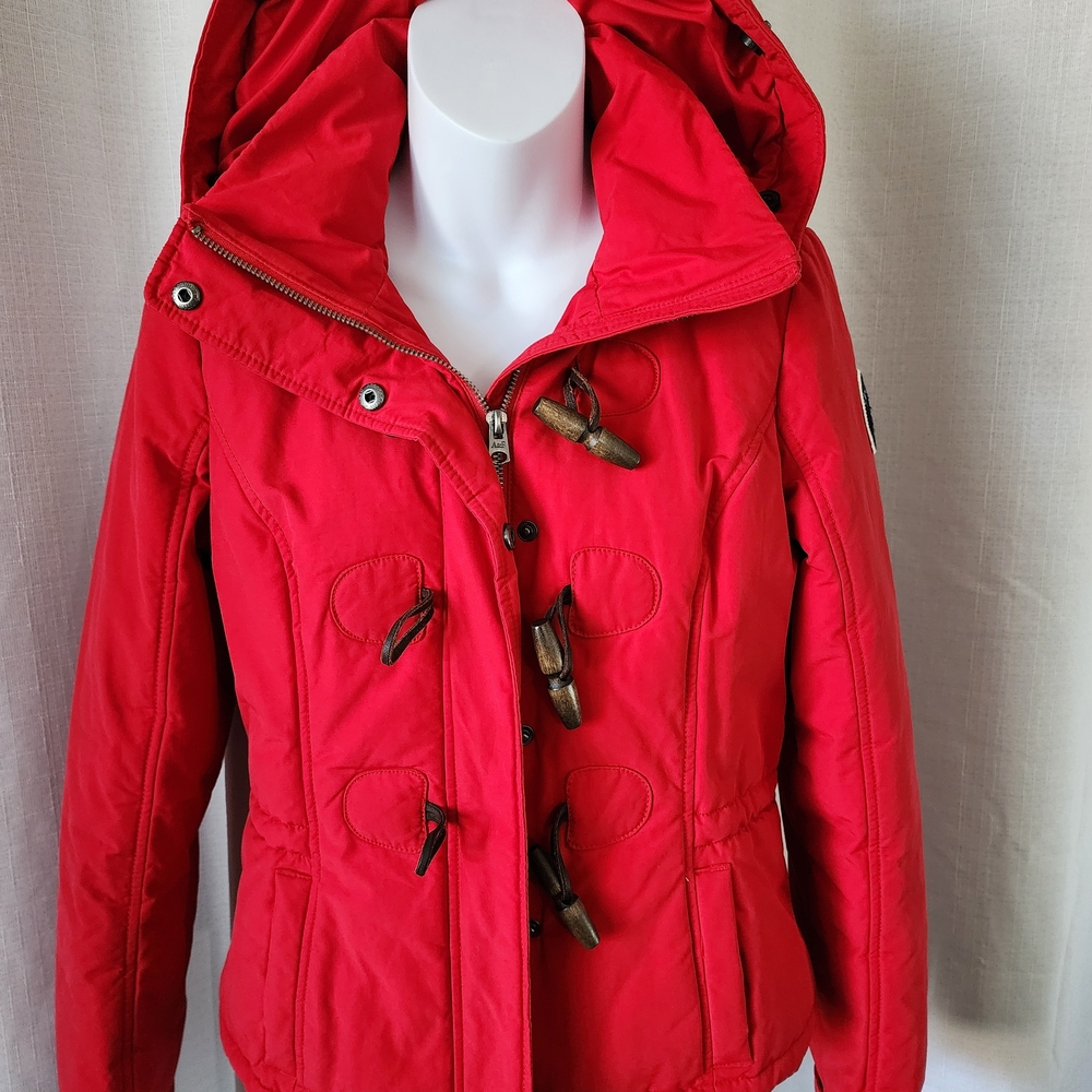 Abercrombie & Fitch Red Women's Puffer Jacket